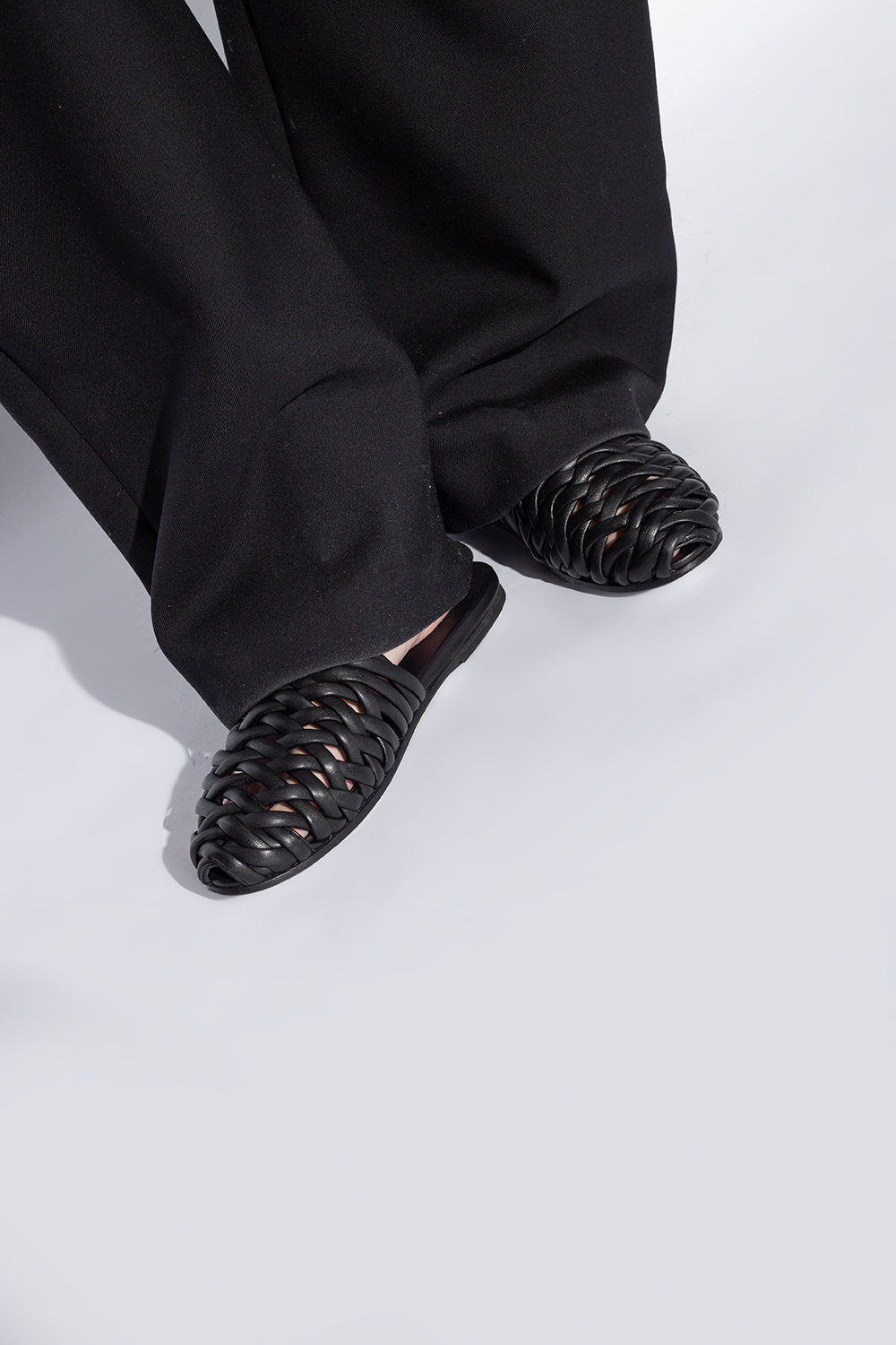 Marsell 'Steccoblocco' woven slides | Women's Shoes | Vitkac